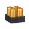 BOUGIE BLOC OR 15,5CM