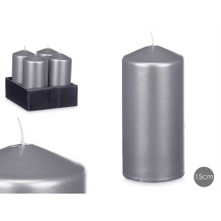 CANDELA ARGENTO 15,5CM