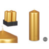 BOUGIE BLOC OR 20CM