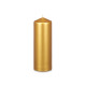 PILLAR CANDLE GOLD 20CM 