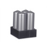 BOUGIE BLOC ARGENT 20CM