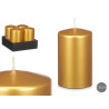 VELA TACO ORO ANCHA 15CM