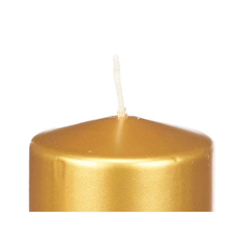VELA LARGA DOURADA 20CM