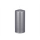 BOUGIE BLOC LARGE ARGENT 20CM