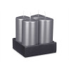 CANDELA ARGENTO LARGA 20CM