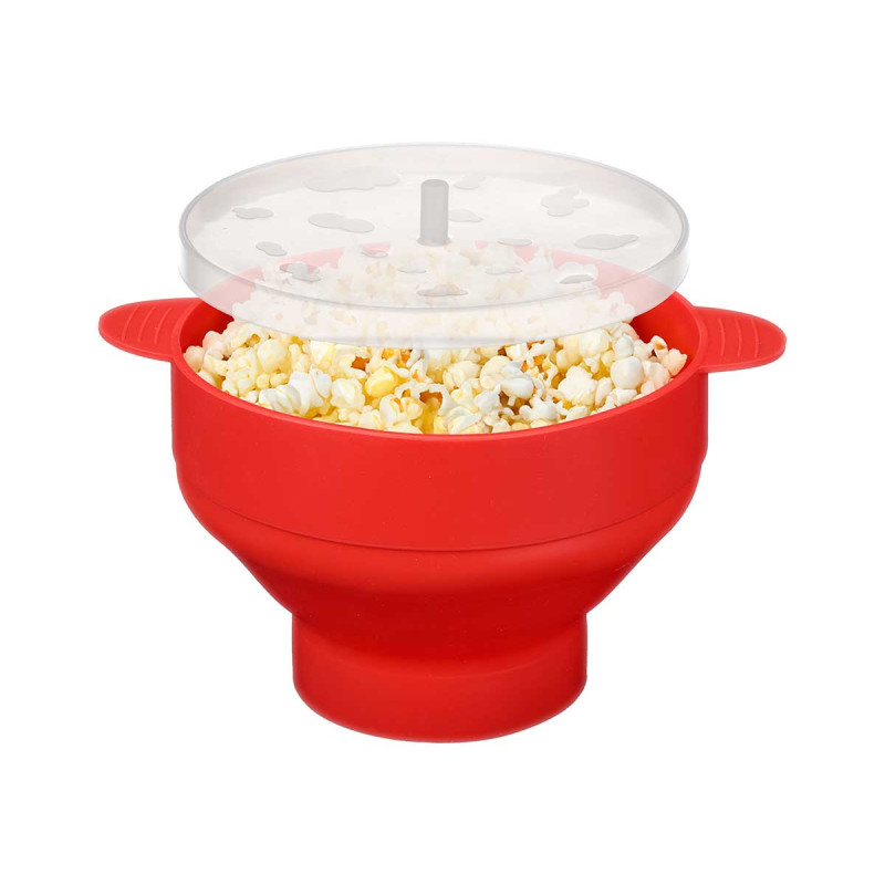 SILICONE MICROWAVE POPCORN MAKER