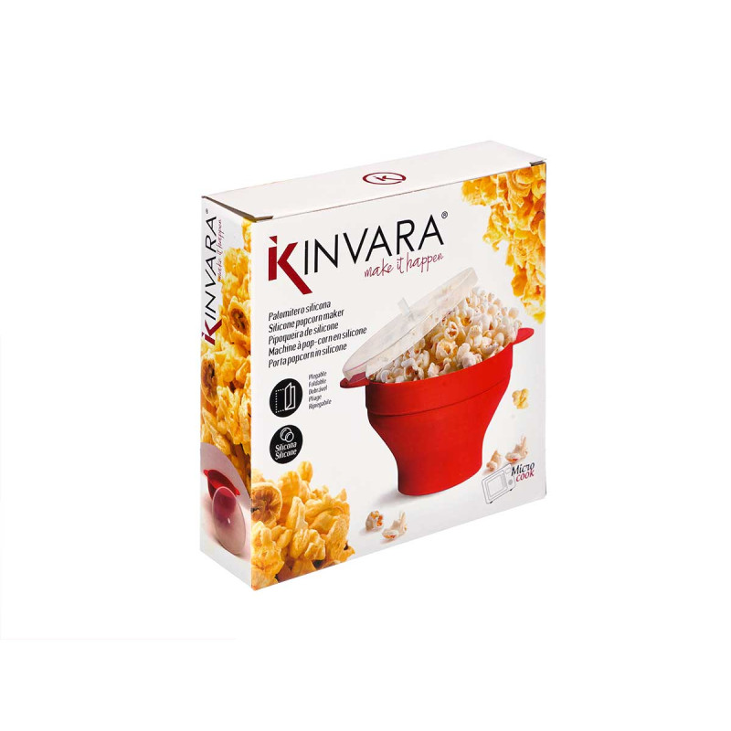 SILICONE MICROWAVE POPCORN MAKER