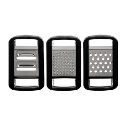 SET DE 3 RÂPES AVEC PETIT RÉCIPIENT