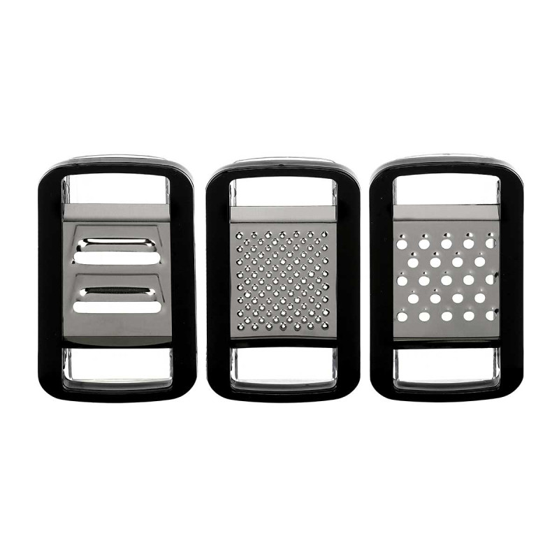 SET OF 3 GRATERS WITH SMALL CONTAINER