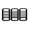 SET OF 3 GRATERS WITH SMALL CONTAINER