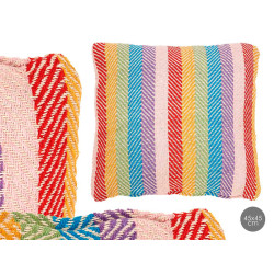 CUSCINO MULTICOLORE 45 X 45 CM