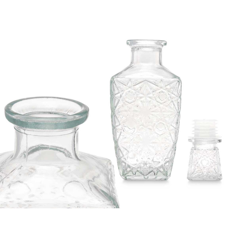 CARAFE  LIQUEUR SCULPTÉE ÉTOILE 450ML