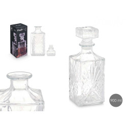 DECANTADOR ESCULPIDO EM LOSANGO 900ML