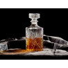 CARAFE  LIQUEUR SCULPTÉE LOSANGES 900ML