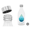 BOUTEILLE AVEC BOUCHON EN ACIER H2O  1000ML