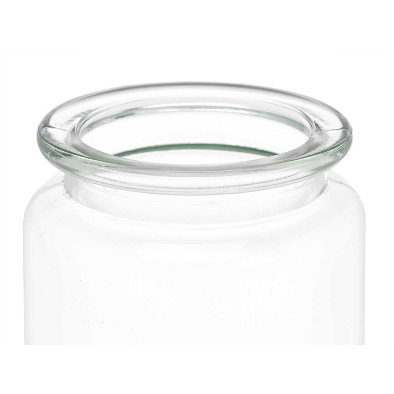 BARATTOLO LISCIO COPERCHIO VETRO 250ML