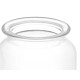 POT ROND EN VERRE LISSE AVEC COUVERCLE 1200ML