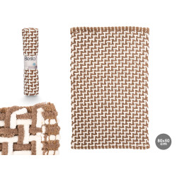 TAPPETO BAGNO MARRONE 50X80CM