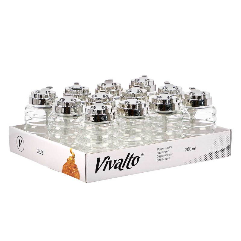 DISTRIBUTEUR EN VERRE ROND