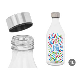 BOUTEILLE BOUCHON EN ACIER WATER COOL 1000ML