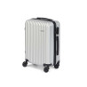 ABS CABIN SLATTED SUITCASE LIGHT GRAY