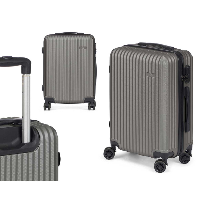 VALISE CABIN LATTES ABS GRIS FONCÉ