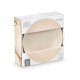 PIATTO DOLCE 20,5CM INCISO BEIGE 