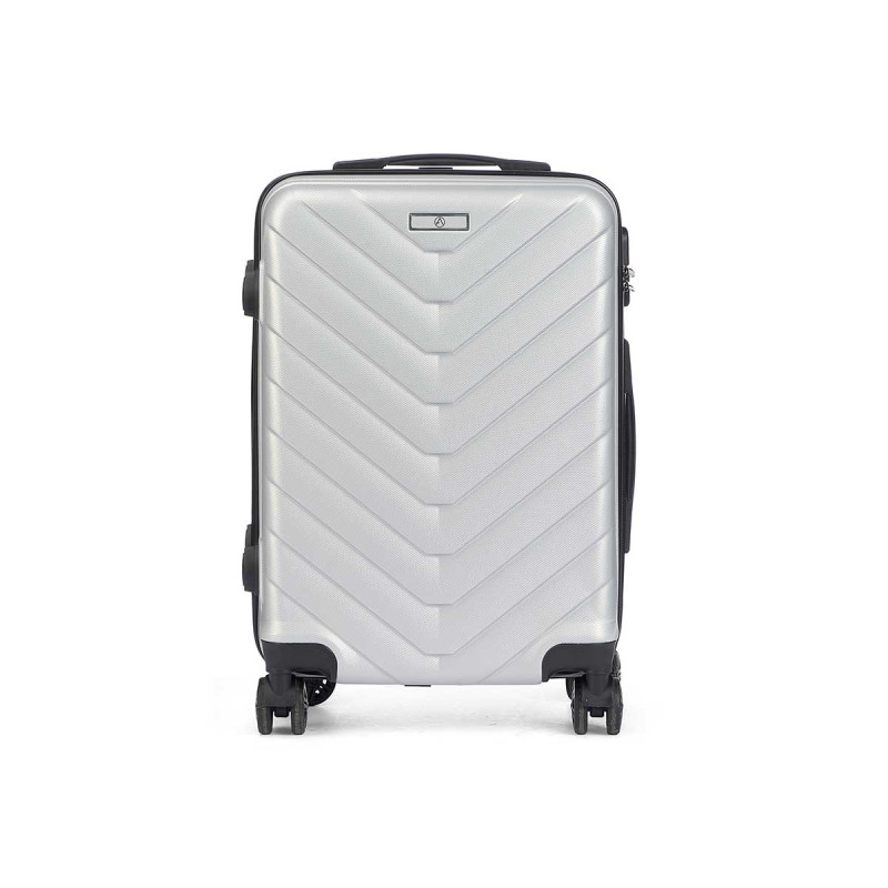 VALISE CABIN ÉCAILLE ABS GRIS CLAIR
