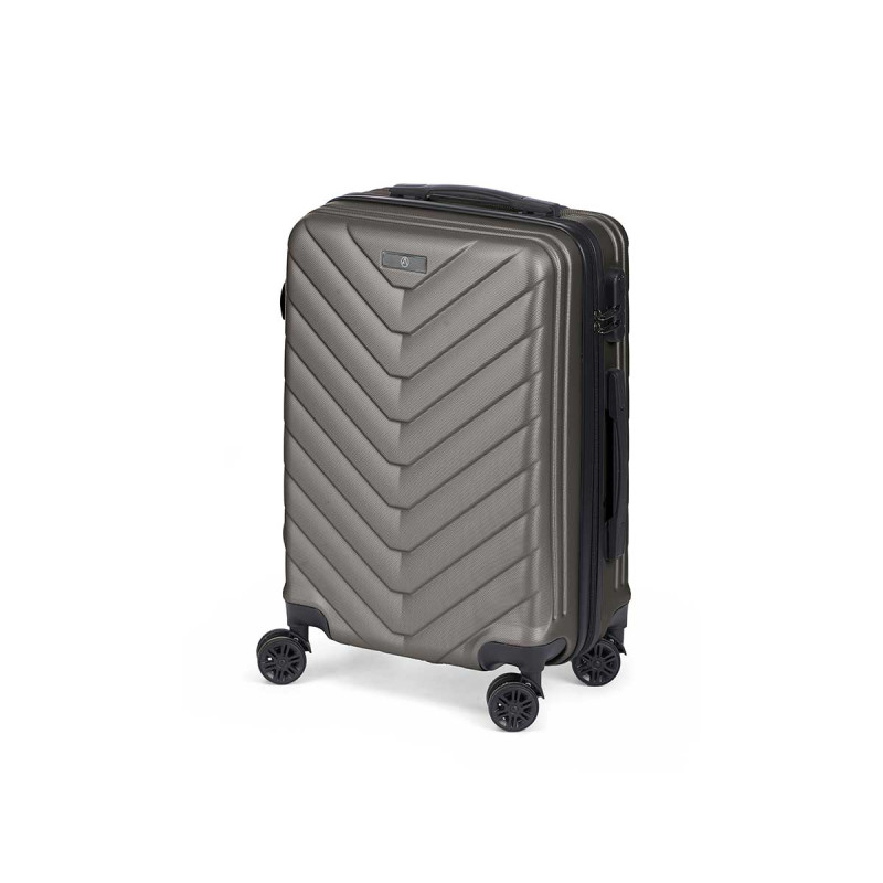 VALISE CABIN ÉCAILLE ABS GRIS FONCÉ