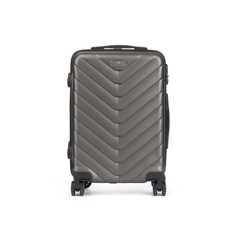 VALISE CABIN ÉCAILLE ABS GRIS FONCÉ