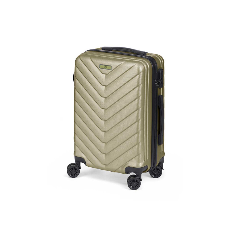 VALISE CABIN ÉCAILLE ABS VERT