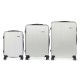 SET 3 VALIGIA NASTRO ABS GRIGIO CHIARO
