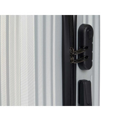 SET 3 VALIGIA NASTRO ABS GRIGIO CHIARO