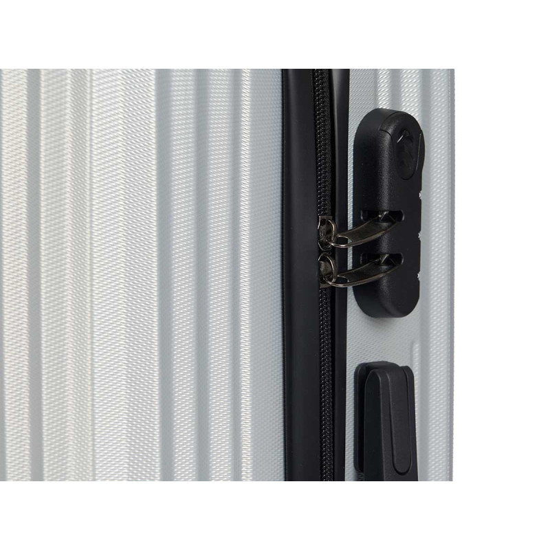 SET 3 VALIGIA NASTRO ABS GRIGIO CHIARO