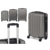 SET 3 VALIGIA NASTRO ABS GRIGIO SCURO 