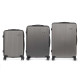 SET 3 VALIGIA NASTRO ABS GRIGIO SCURO 