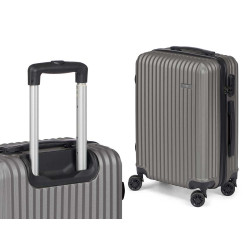 SET 3 VALIGIA NASTRO ABS GRIGIO SCURO 