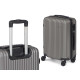 SET 3 VALIGIA NASTRO ABS GRIGIO SCURO 