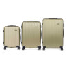 SET 3 VALIGIA NASTRO ABS VERDE
