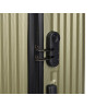 CONJ 3 MALAS  DE CABINE ABS RISCAS VERDE