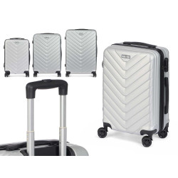 SET 3 VALISES CABIN ÉCAILLE ABS GRIS CLAIR