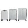 SET 3 CABIN SUITCASE SCALE LIGHT GRAY