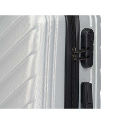 SET 3 VALIGIA SQUAMA ABS GRIGIO CHIARO