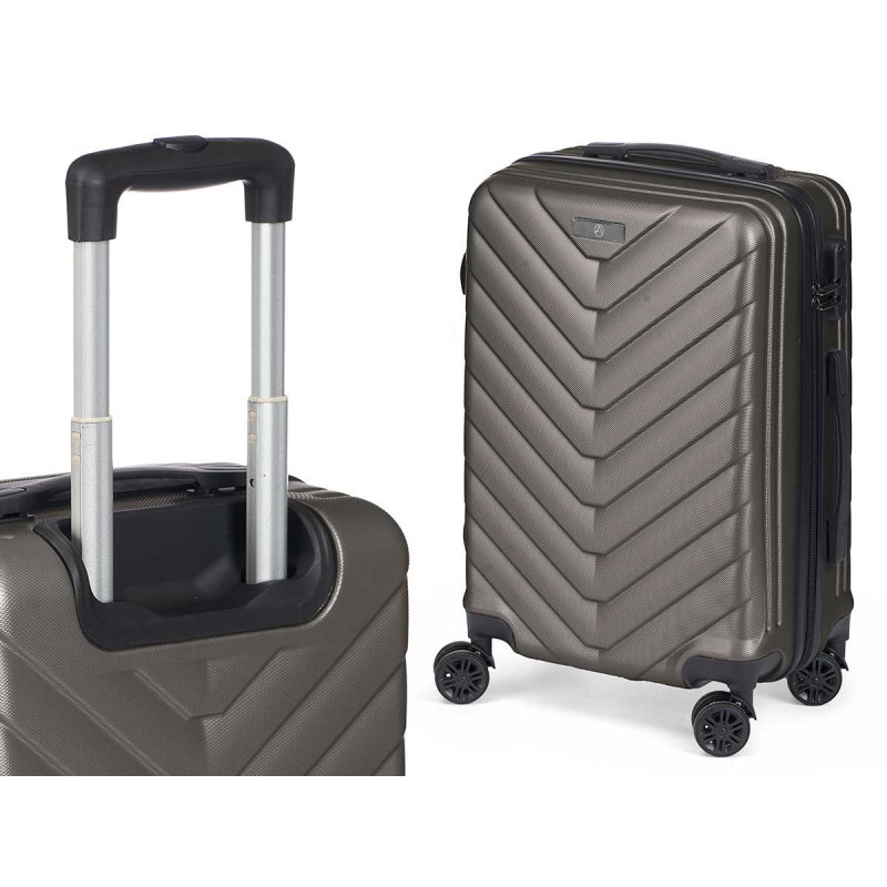 SET 3 CABIN SUITCASE SCALE DARK GRAY
