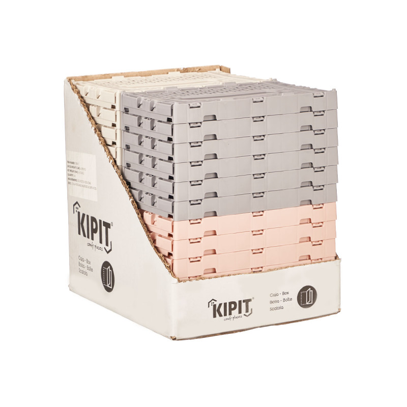 BOÎTE PLIANTE MULTI-USAGE 4L ASSORT 4 COULEURS