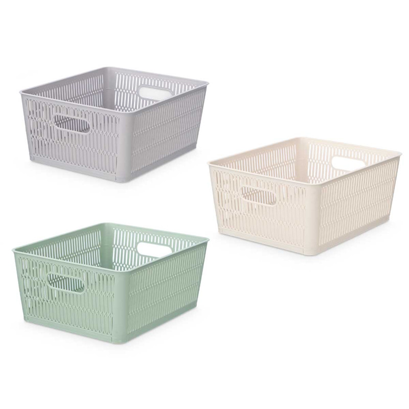 BOÎTE SUPPORT EXTENSIBLE MOYEN ASSORT 3 COULEURS
