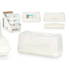 PORTA BOLOS RECTANGULAR BRANCO