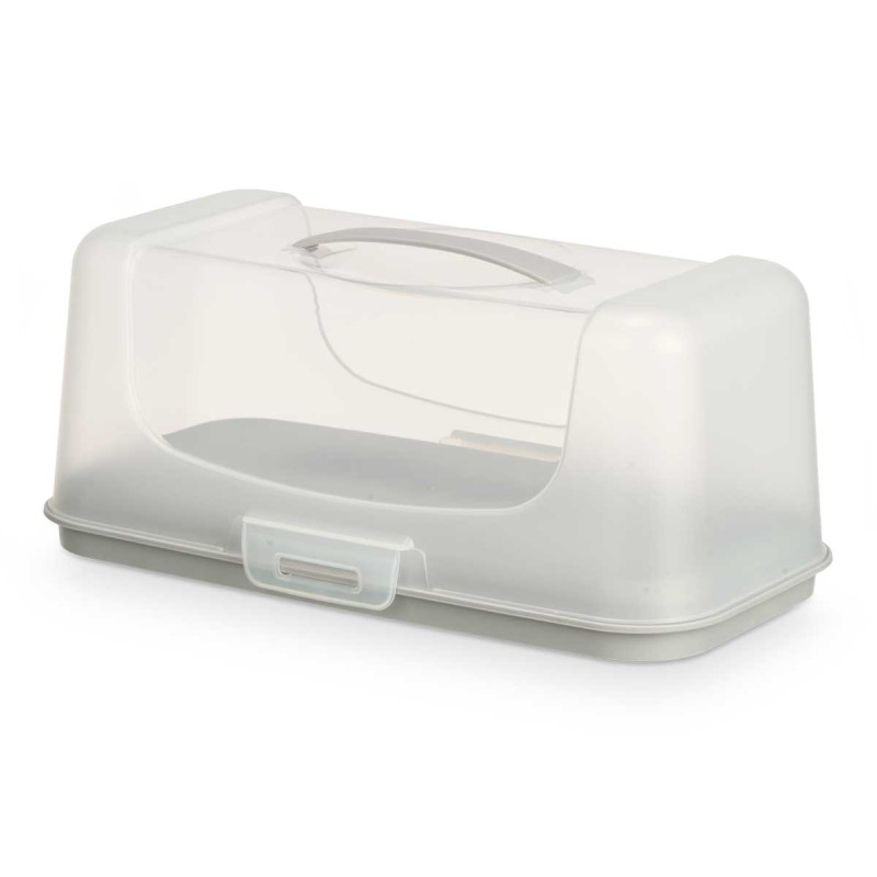 PORTATARTA RECTANGULAR GRIS