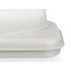 GREY RECTANGULAR CAKE HOLDER