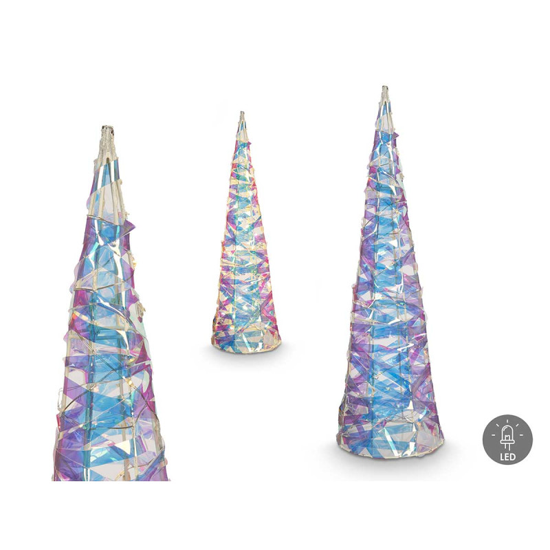 ARVORE 40CM FORMATO CONE LED